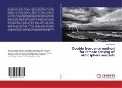 Double frequency method for remote sensing of atmosphere aerosols