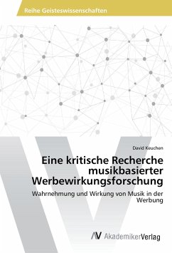 Eine kritische Recherche musikbasierter Werbewirkungsforschung - Keuchen, David