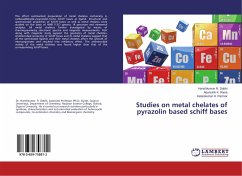 Studies on metal chelates of pyrazolin based schiff bases