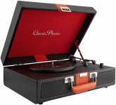 Classic Phono TT-33 Koffer-Plattenspieler im Retro-Stil, Kunstlederoberfläche Classic Phono TT-33 Koffer-Plattenspieler im Retro-Stil, Kunstlederoberfläche