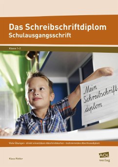 Das Schreibschriftdiplom - Schulausgangsschrift (SAS) - Rödler, Klaus