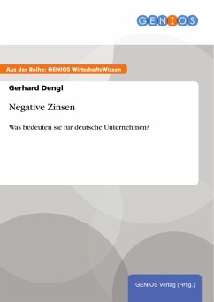 Negative Zinsen (eBook, ePUB) - Dengl, Gerhard
