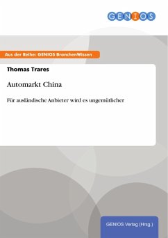 Automarkt China (eBook, ePUB) - Trares, Thomas