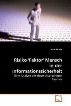 Risiko ''Faktor'' Mensch in der Informationssicherheit - Müller, Ruth