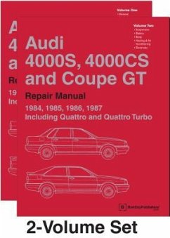 Audi 4000s, 4000cs and Coupe GT (B2 Repair Manual: 1984, 1985, 1986, 1987: Including Quattro and Quattro Turbo - Audi of America