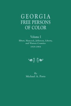 Georgia Free Persons of Color, Volume I - Ports, Michael A.