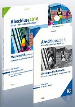 Cover Abschluss 2016 - Mittlerer Schulabschluss Nordrhein-Westfalen Mathematik, m. CD-ROM