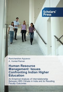 Human Resource Management: Issues Confronting Indian Higher Education - Appavoo, Ravichandran;Venkat Raman, A.