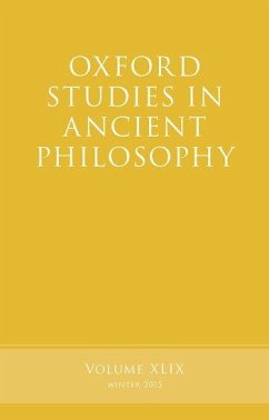 Oxford Studies in Ancient Philosophy, Volume 49