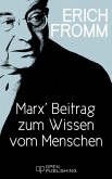 Marx' Beitrag zum Wissen vom Menschen (eBook, ePUB)