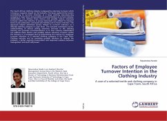 Factors of Employee Turnover Intention in the Clothing Industry