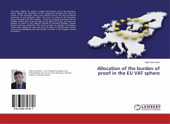 Allocation of the burden of proof in the EU VAT sphere