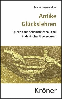 Antike Glückslehren (eBook, PDF) - Hossenfelder, Malte