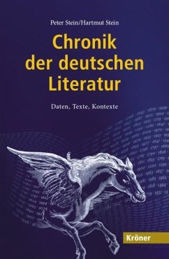 Chronik der deutschen Literatur (eBook, PDF) - Stein, Peter; Stein, Hartmut