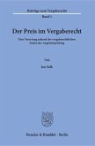 Der Preis im Vergaberecht