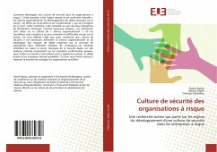 Culture de sécurité des organisations à risque - Rocha, Raoni;Mollo, Vanina;Daniellou, François