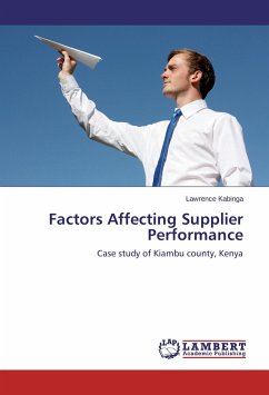 Factors Affecting Supplier Performance - Kabinga, Lawrence