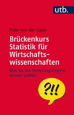 Brückenkurs Statistik für Wirtschaftswissenschaften (eBook, ePUB) - Lippe, Peter Von Der