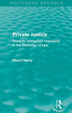 Cover Private Justice (eBook, PDF)