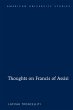 Thoughts on Francis of Assisi (eBook,... - Bild 1