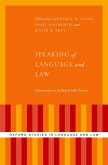 Speaking of Language and Law (eBook, ePUB)