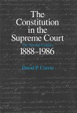 The Constitution in the Supreme Court (eBook, ePUB)