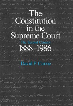 Cover The Constitution in the Supreme Court (eBook, ePUB)