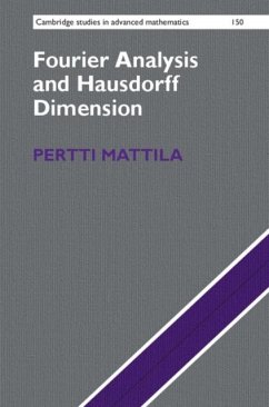Cover Fourier Analysis and Hausdorff Dimension (eBook, PDF)