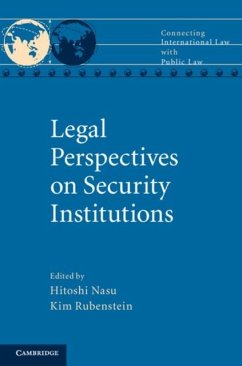 Cover Legal Perspectives on Security Institutions (eBook, PDF)