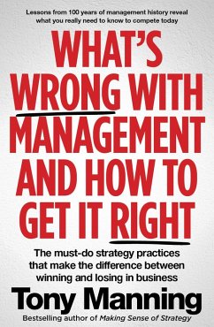 What's Wrong With Management and How to Get It Right (eBook, ePUB) - Manning, Tony