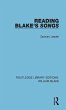 Reading Blake's Songs (eBook, ePUB) - Bild 1