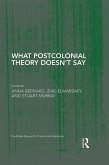 What Postcolonial Theory Doesn't Say (eBook, PDF)