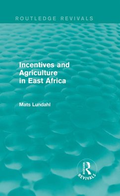Cover Incentives and Agriculture in East Africa (Routledge Revivals) (eBook, PDF)