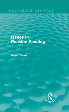 Cover Issues in Pension Funding (Routledge Revivals) (eBook, ePUB)