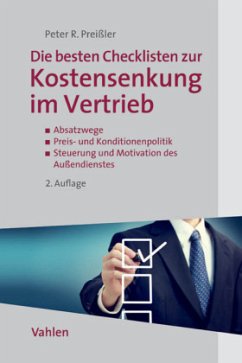Cover Die besten Checklisten zur Kostensenkung im Vertrieb