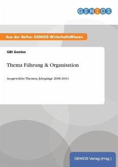 Thema Führung & Organisation - Genios, Gbi