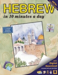 Hebrew in 10 Minutes a Day: Language Course for Beginning and Advanced Study. Includes Workbook, Flash Cards, Sticky Labels, Menu Guide, Software, - Kershul, Kristine, MA