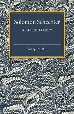 Solomon Schechter - Oko, Adolph S.