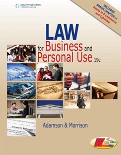 Law for Business and Personal Use, Copyright Update, 19th Student Edition - Adamson, John E.; Morrison, Amanda