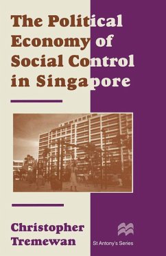 Cover The Political Economy of Social Control in Singapore