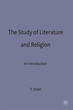 The Study of Literature and Religion - Jasper, D.