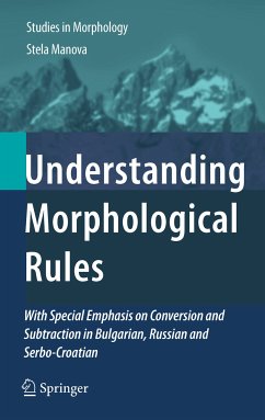 Understanding Morphological Rules (eBook, PDF) - Manova, Stela