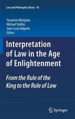 Interpretation of Law in the Age of Enlightenment (eBook, PDF)