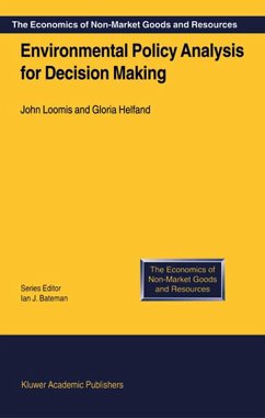 Environmental Policy Analysis for Decision Making (eBook, PDF) - Loomis, J.; Helfand, Gloria