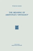 The Meaning of Aristotle's 'Ontology' (eBook, PDF)