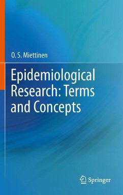 Epidemiological Research: Terms and Concepts (eBook, PDF) - Miettinen, O. S.