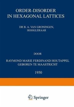 Order-disorder in hexagonal lattices (eBook, PDF) - Houtappel, Raymond Marie Ferdinand