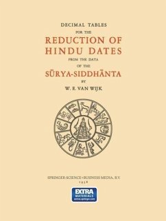 Cover Decimal Tables for the Reduction of Hindu Dates from the Data of the Surya-Siddhanta (eBook, PDF)