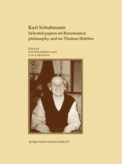 Selected papers on Renaissance philosophy and on Thomas Hobbes (eBook, PDF) - Schuhmann, Karl