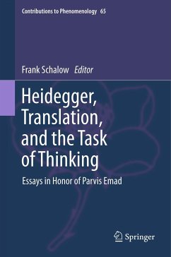 Heidegger, Translation, and the Task of Thinking (eBook, PDF)